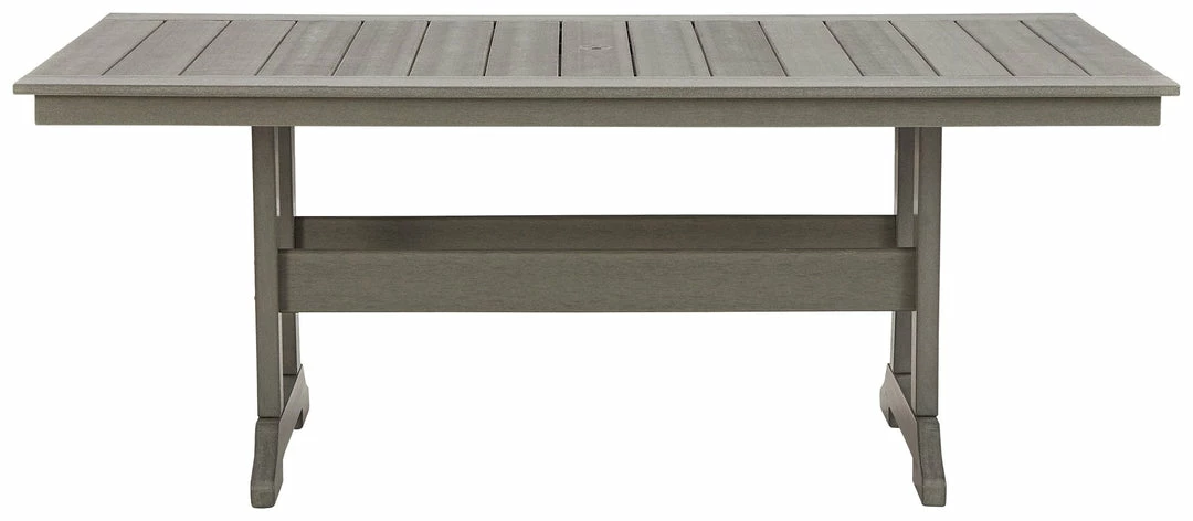 Buy 🤩 Signature Design By Ashley® Visola - Gray - Rect Dining Table W/umb Opt Tables 👏 11 Signature Design By Ashley® Visola - Gray - Rect Dining Table W/umb Opt Tables
