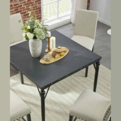 Signature Design By Ashley® Dining Room Sets Kreabindale - Dark Brown - 5 Pc. - Counter Table, 4 Barstools
