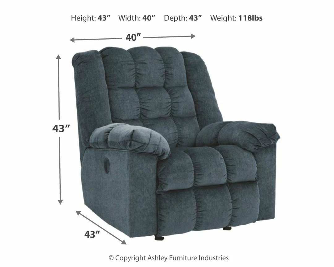Budget 🔥 Ashley Furniture Ludden - Contemporary Design - Power Rocker Recliners Reclining Furniture 🌟 6 Ashley Furniture Ludden - Contemporary Design - Power Rocker Recliners Reclining Furniture