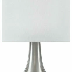 Ashley Furniture Camdale - Silver Finish - Metal Table Lamp (1/cn) Accessories