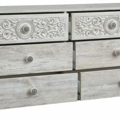 Best reviews of ❤️ Ashley Furniture Paxberry - Opaque Whitewash - Six Drawer 👗 Dresser - Medallion Drawer Pulls ❤️ 18 Ashley Furniture Paxberry - Opaque Whitewash - Six Drawer Dresser - Medallion Drawer Pulls