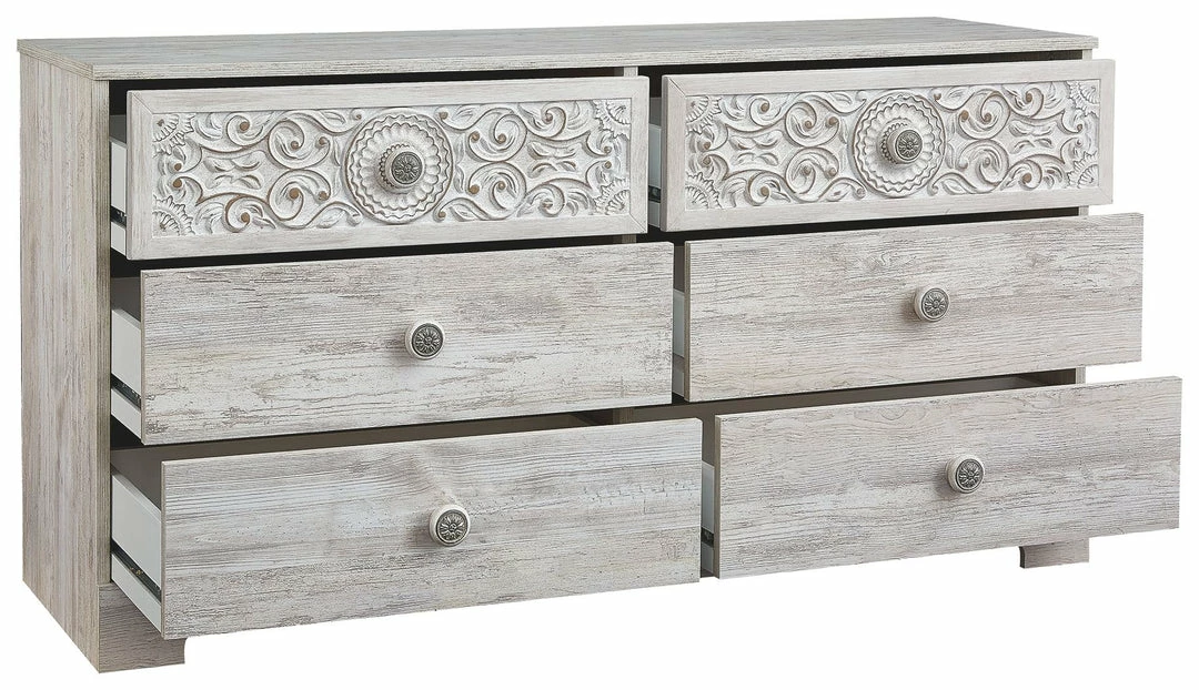 Best reviews of ❤️ Ashley Furniture Paxberry - Opaque Whitewash - Six Drawer 👗 Dresser - Medallion Drawer Pulls ❤️ 10 Ashley Furniture Paxberry - Opaque Whitewash - Six Drawer Dresser - Medallion Drawer Pulls