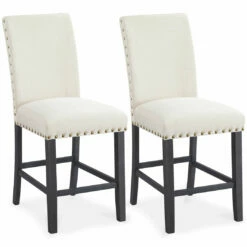 Signature Design By Ashley® Kreabindale - Dark Gray - Upholstered Barstool (2/cn) Stools