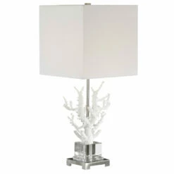 Accessories Uttermost Corallo White Coral Table Lamp