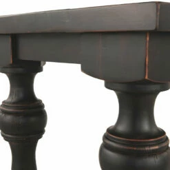 Ashley Furniture Mallacar - Black - Sofa Table Tables
