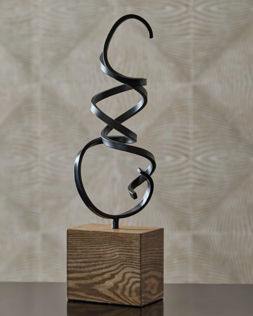 Wholesale ๐ Ashley Furniture Table Decor Ruthland - Black/brown - Sculpture ๐ 4 Ashley Furniture Table Decor Ruthland - Black/brown - Sculpture