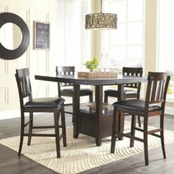 Ashley Furniture Haddigan - Dark Ultimate Best In Class Upholstered Barstool (2/CN)