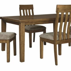 Benchcraft® Dining Room Sets Flaybern - Ultimate Best In Class Rectangular Dining Room Extension Table, 4 Upholstered Side Chairs