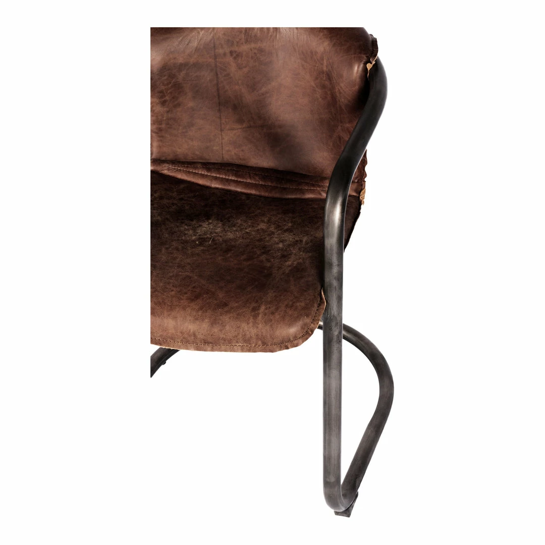 Buy ⭐ Moe's Home Collection Benedict Dining Chair Grazed Brown Leather -m2 Chairs 🎁 6 Moe's Home Collection Benedict Dining Chair Grazed Brown Leather -m2 Chairs