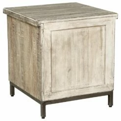 Ashley Furniture Laddford - Whitewash - Accent Cabinet - Shelf