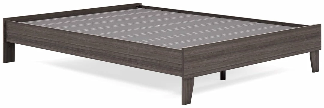 Buy 👍 Signature Design By Ashley® Beds Brymont - Dark Gray - Queen Platform Bed 🎁 3 Signature Design By Ashley® Beds Brymont - Dark Gray - Queen Platform Bed