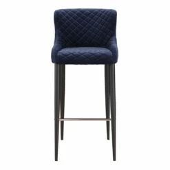 Moe's Home Collection Stools Etta Barstool Dark Blue