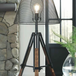 Flash Sale ๐คฉ Ashley Furniture Leolyn - Black/brown - Metal Table Lamp (1/cn) Accessories ๐ 9 Ashley Furniture Leolyn - Black/brown - Metal Table Lamp (1/cn) Accessories