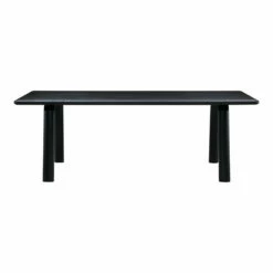 Moe's Home Collection Malibu Dining Table Black Ash