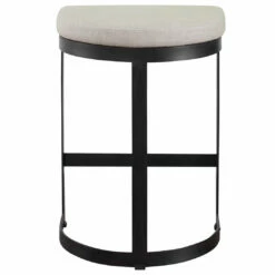 Uttermost Ivanna Black Iron Counter Stool Stools