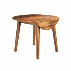 Ashley® Berringer - Dark Brown - Round Drm Drop Leaf Table
