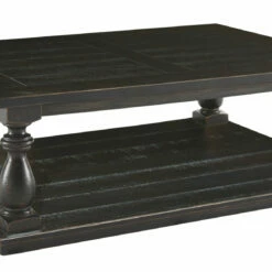 Ashley Furniture Mallacar - Black - Rectangular Cocktail Table