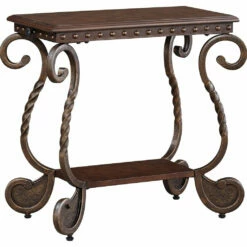 Ashley Furniture Rafferty - Dark Brown - Chair Side End Table Tables