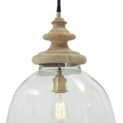 Ashley Furniture Farica - Transparent - Glass Pendant Light (1/cn) Accessories
