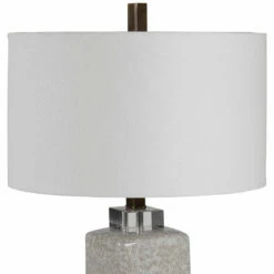 Accessories Uttermost Irie Crackled Taupe Table Lamp