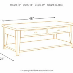 Flash Sale ๐ Ashley Furniture Branbury - Grayish Brown - Rectangular Cocktail Table Tables ๐ 15 Ashley Furniture Branbury - Grayish Brown - Rectangular Cocktail Table Tables