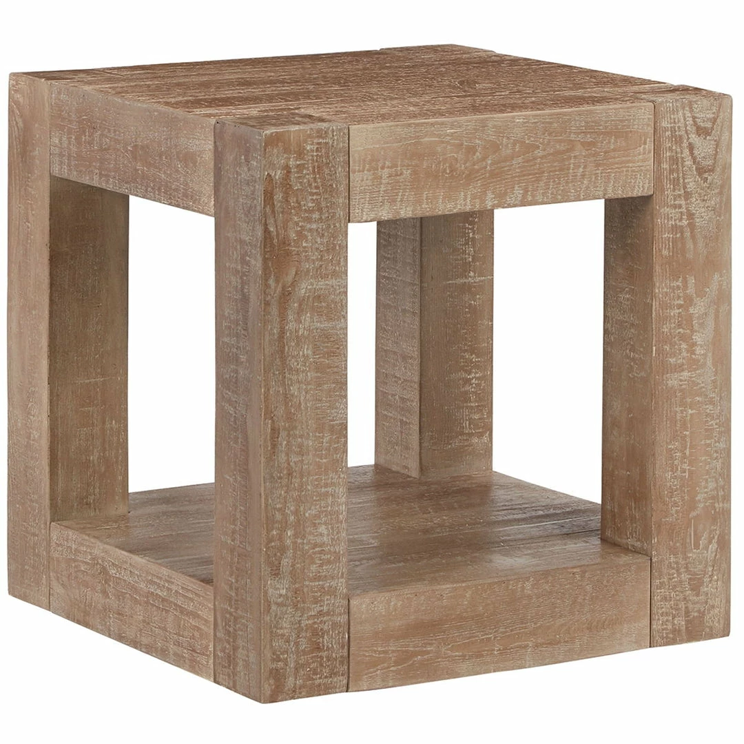 Coupon 🔔 Ashley Furniture Waltleigh - Distressed Brown - Square End Table Tables 💯 3 Ashley Furniture Waltleigh - Distressed Brown - Square End Table Tables