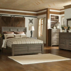 Signature Design By Ashley® Juararo - Dark Ultimate Best In Class California Panel Bed Beds