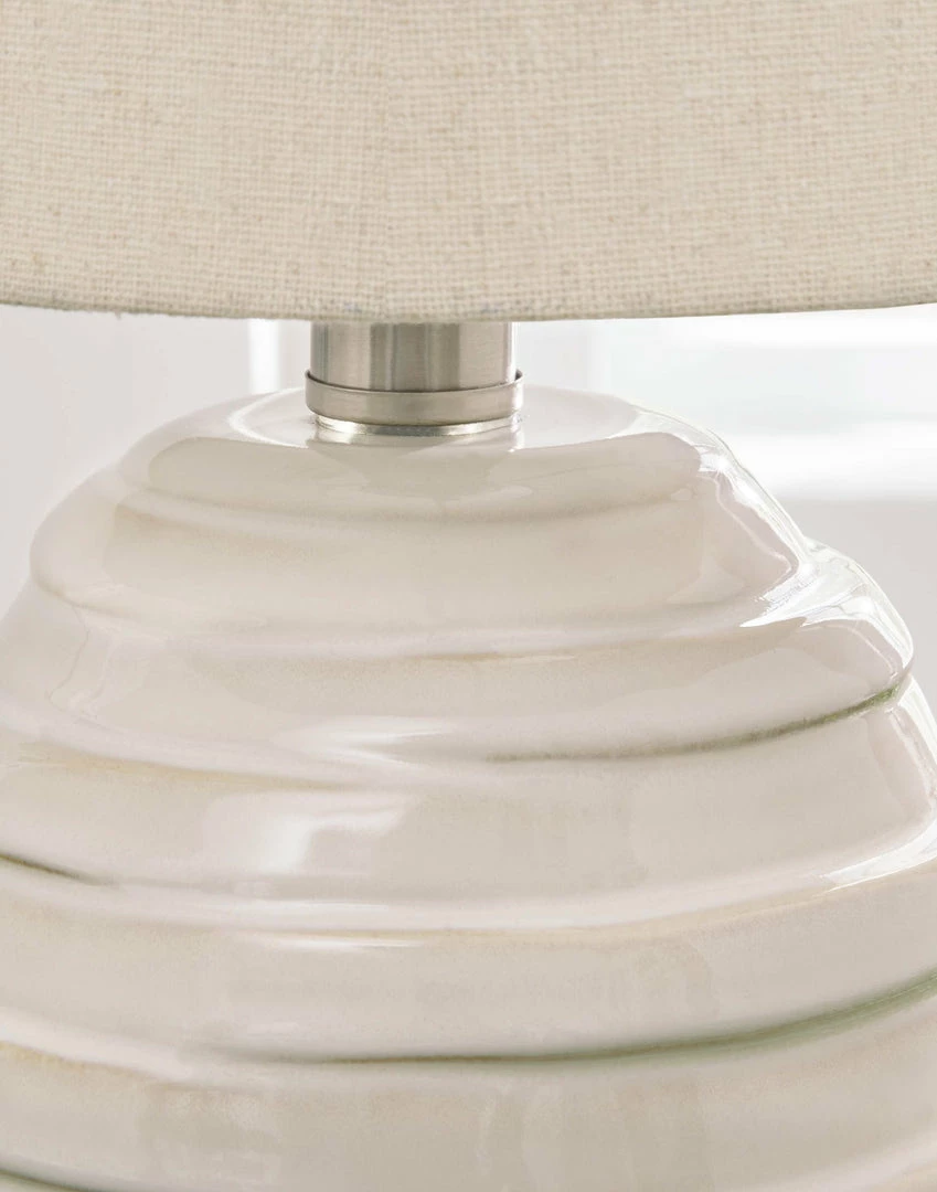 Deals 🌟 Ashley Furniture Accessories Glennwick - White - Ceramic Table Lamp (1/cn) 🥰 5 Ashley Furniture Accessories Glennwick - White - Ceramic Table Lamp (1/cn)