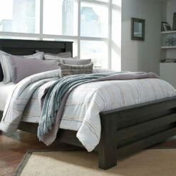 Signature Design By Ashley® Bedroom Sets Brinxton - Charcoal - Dresser, Mirror, Panel Bed