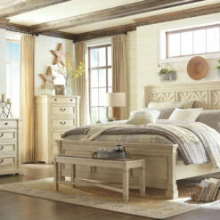 Best Pirce 😍 Ashley Furniture Bolanburg - Beige - Large Uph Dining Room Bench Benches 😀 21 Ashley Furniture Bolanburg - Beige - Large Uph Dining Room Bench Benches