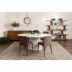 Moe's Home Collection Tables Otago Oval Dining Table White