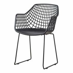 Moe's Home Collection Chairs Honolulu Chair Black-m2
