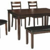 Best Pirce 😉 Ashley Furniture Dining Room Sets Coviar - Brown - Dining Room Table Set (6/cn) ✨ 1 Ashley Furniture Dining Room Sets Coviar - Brown - Dining Room Table Set (6/cn)