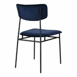 Moe's Home Collection Sailor Dining Chair Blue