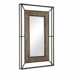 New ✨ Accessories Uttermost Ward Open Framed Wood Mirror 🔥 11 Accessories Uttermost Ward Open Framed Wood Mirror