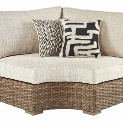 Ashley Furniture Beachcroft - Beige - Curved Corner Chair W/cushion