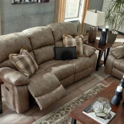 Signature Design By Ashley® Dunwell - Power Reclining Sofa With Adjustable Headrest, Power Reclining Loveseat With CON/Adjustable HDRST Reclining Furniture