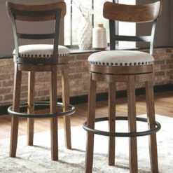 Ashley Furniture Stools Valebeck - Ultimate Best In Class UPH Swivel Barstool (1/CN)