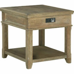 Signature Design By Ashley® Janismore - Grayish Brown - Rectangular End Table Tables
