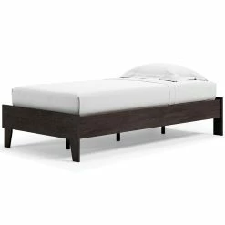 Ashley Furniture Piperton - Brown / Black - Twin Platform Bed Beds
