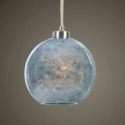 Uttermost Gemblue1 Light Mini Pendant