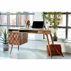 Moe's Home Collection Desks O2 Desk Brown
