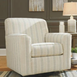 Ashley Furniture Chairs Alandari - Gray - Swivel Glider Accent Chair
