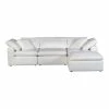 Moe's Home Collection Terra Condo Lounge Modular Sectional Livesmart Fabric Cream Sectionals