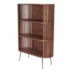 Moe's Home Collection Bookcases Henrich Bookshelf Natural Oil