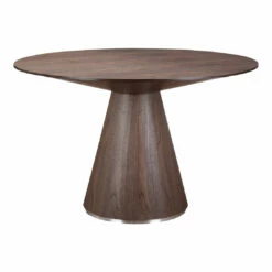 Moe's Home Collection Tables Otago Dining Table Round Walnut