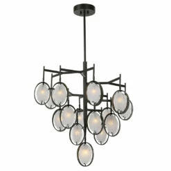 Accessories Uttermost Maxin 15 Light Large Bronze Chandelier