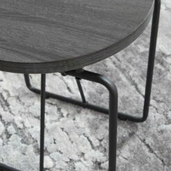 Ashley Furniture Garvine - Charcoal/black - Occasional Table Set (3/cn)