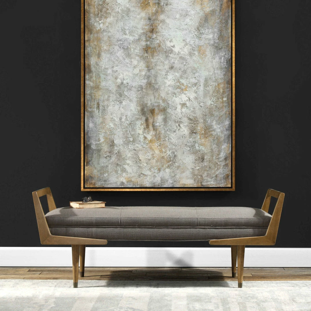 Wholesale 👏 Uttermost Waylon Mid-Century Modern Bench ✨ 6 Uttermost Waylon Mid-Century Modern Bench