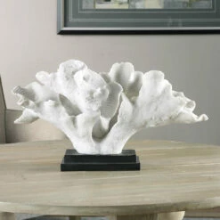 Uttermost Blade Coral Statue Table Decor